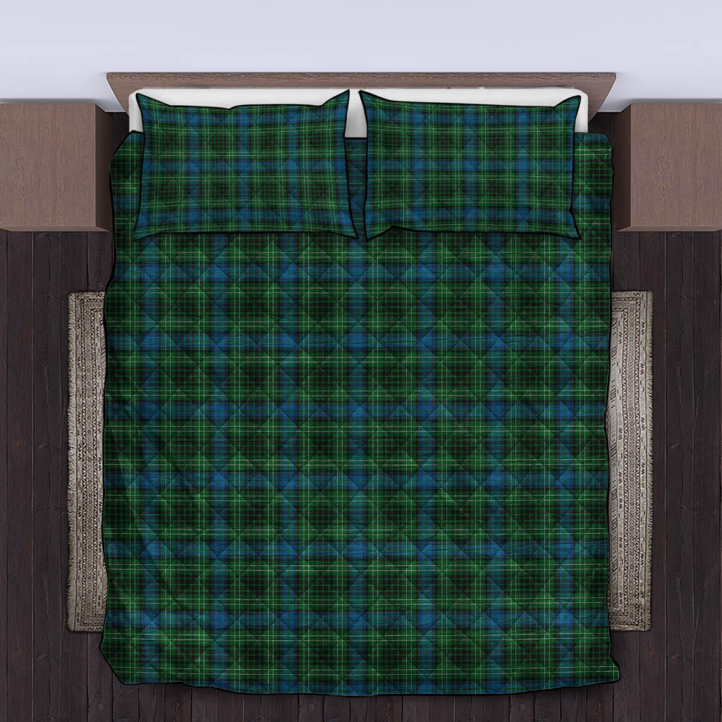 O'Donohue Tartan Quilt Bed Set King - Tartan Vibes Clothing