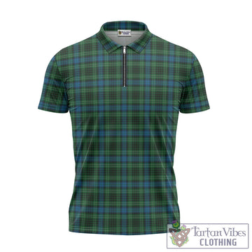 O'Donohue Tartan Zipper Polo Shirt - Tartan Vibes Clothing