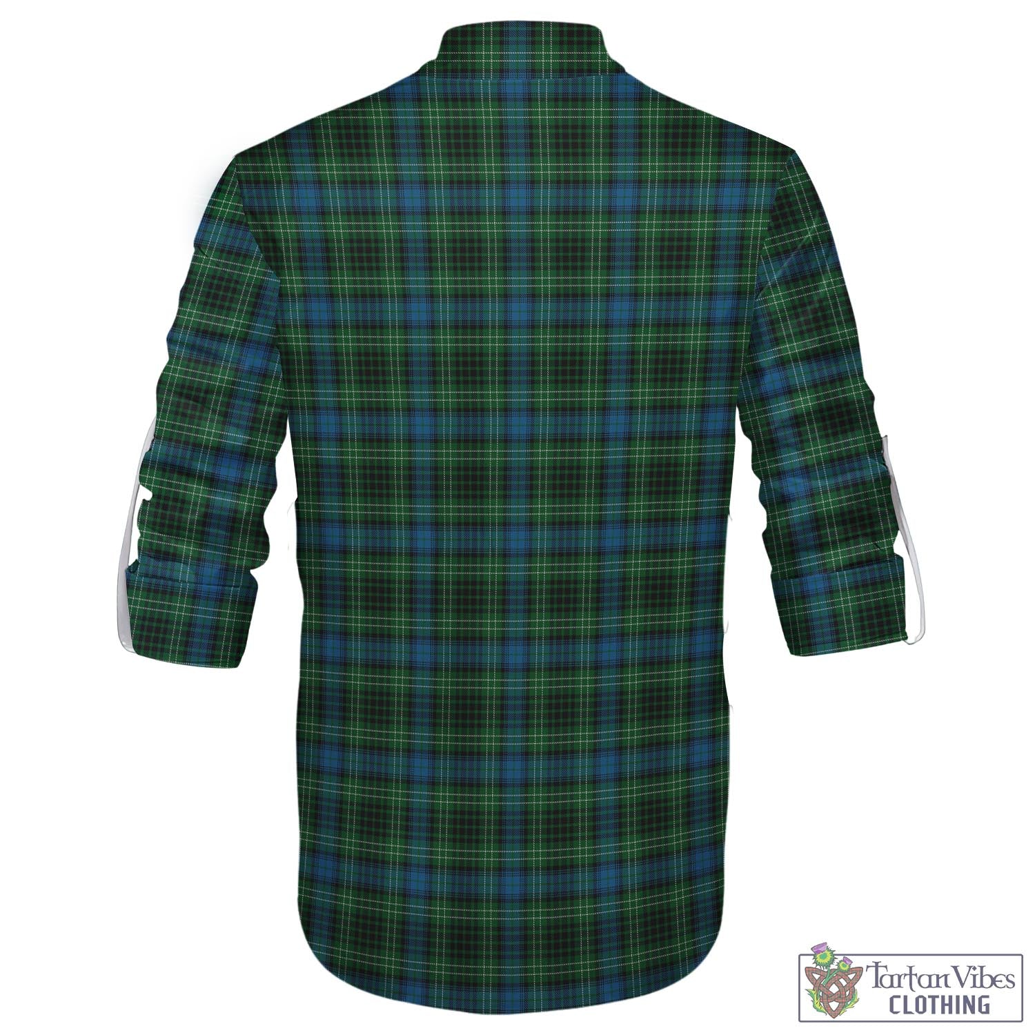 O'Donohue Tartan Men's Scottish Traditional Jacobite Ghillie Kilt Shirt - Tartan Vibes Clothing