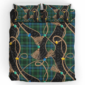 O'Donohue Scottish Tartan Twisted Ropes Stylized Bedding Set UK Bedding Set UK King 91*87 inch - Tartan Vibes Clothing