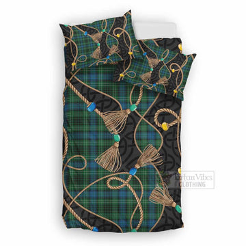 O'Donohue Scottish Tartan Twisted Ropes Stylized Bedding Set UK Bedding Set UK Double 79*79 inch - Tartan Vibes Clothing
