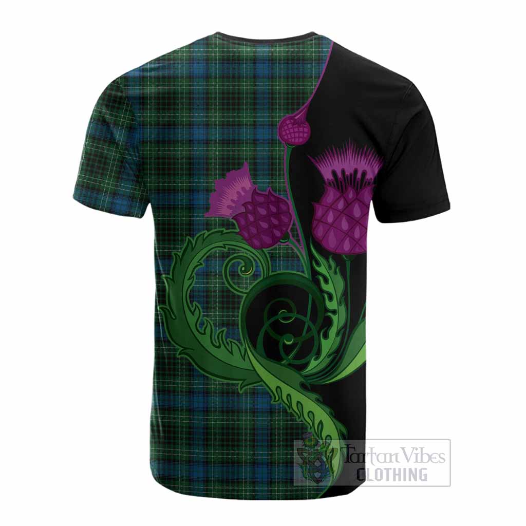 O'Donohue Tartan Cotton T-shirt Traditional Scottish Thistle