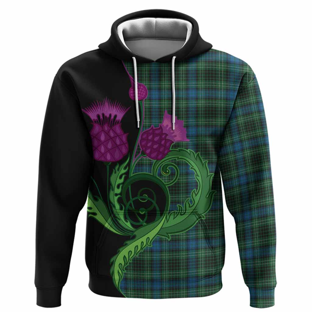 O'Donohue Tartan Hoodie Traditional Scottish Thistle