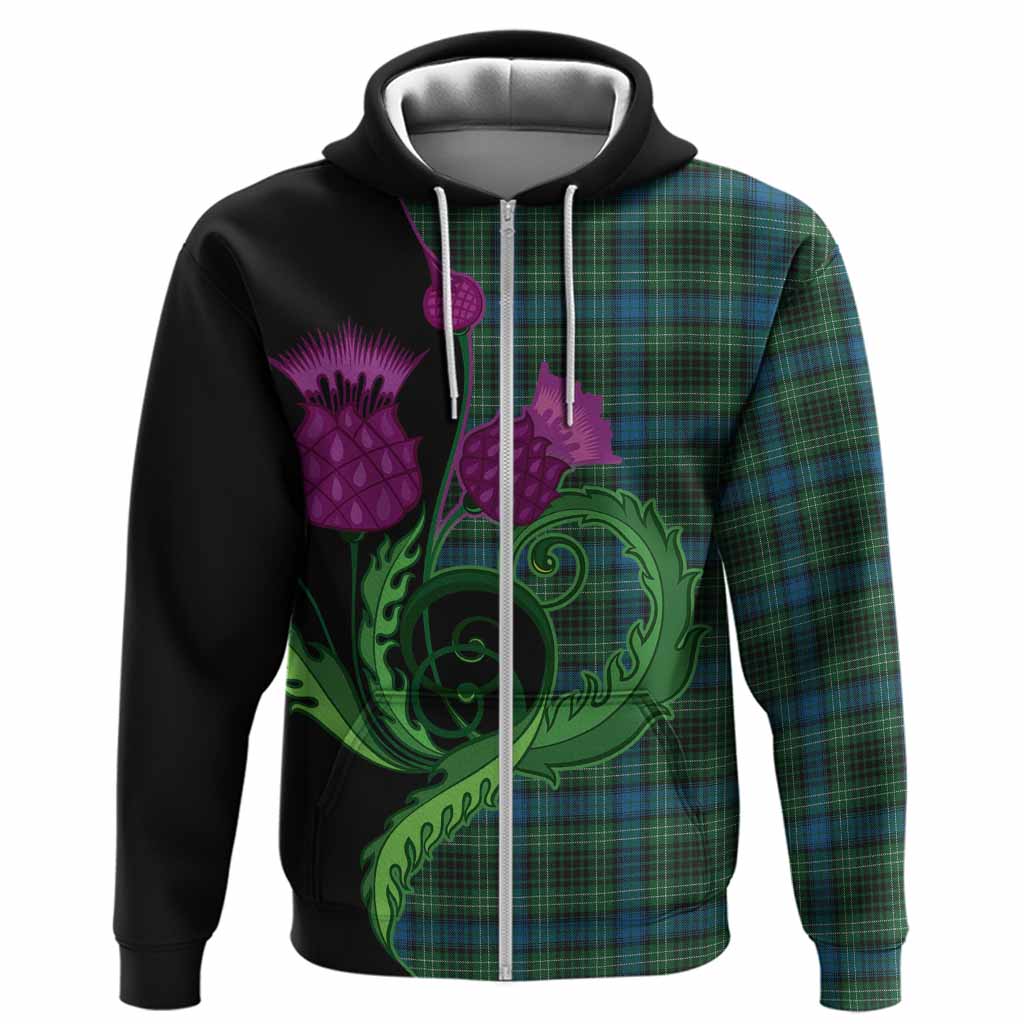 O'Donohue Tartan Hoodie Traditional Scottish Thistle