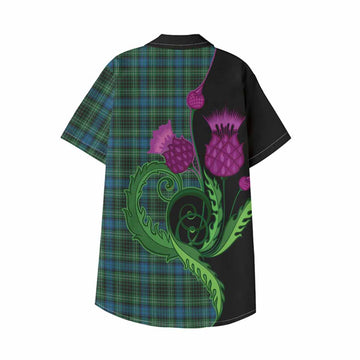 O'Donohue Tartan Kid Hawaiian Shirt Traditional Scottish Thistle