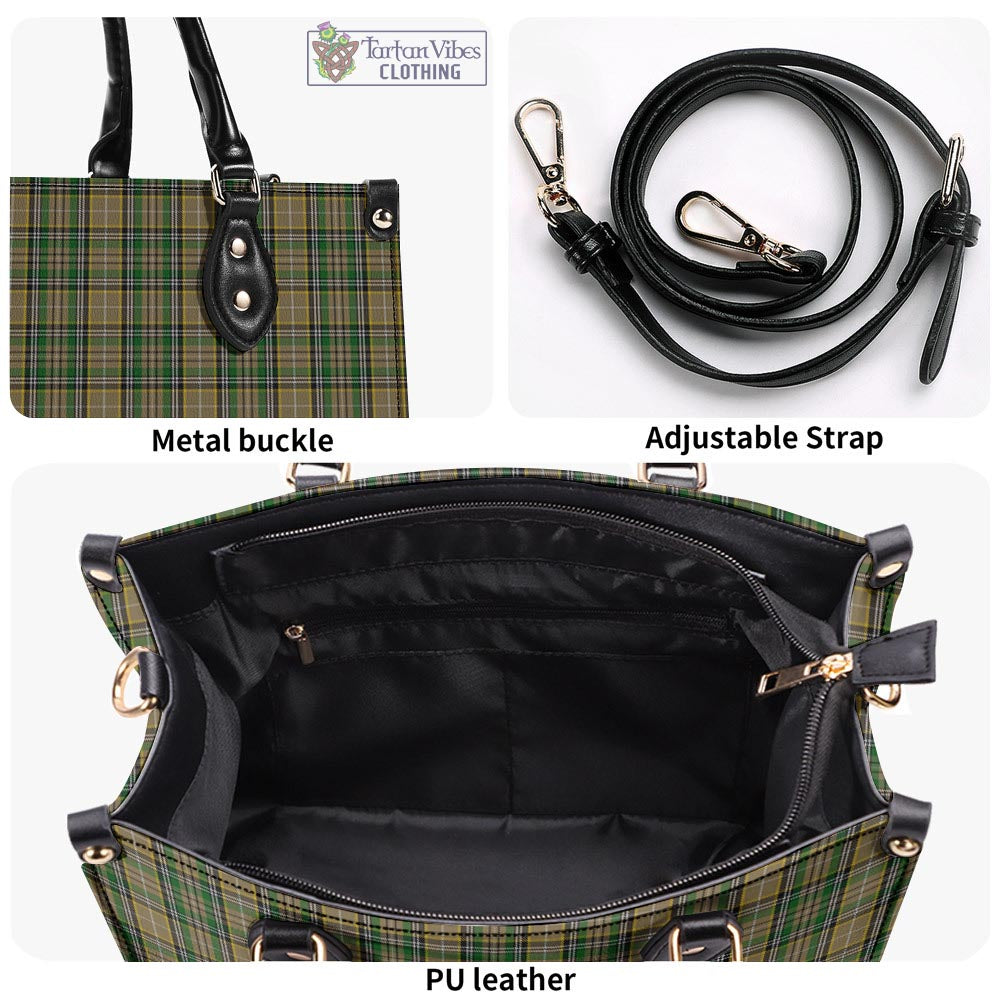 O'Farrell Tartan Luxury Leather Handbags - Tartan Vibes Clothing