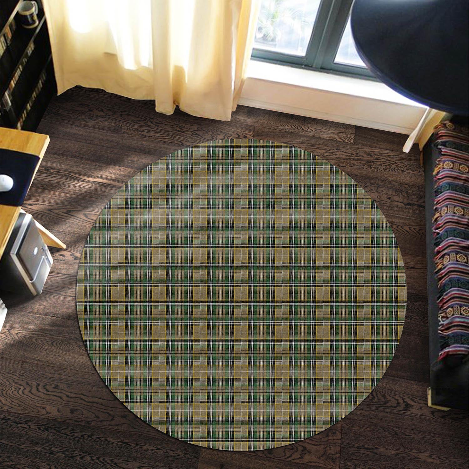 O'Farrell Tartan Round Rug Premium Round Rug - Tartan Vibes Clothing