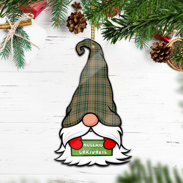 O'Farrell Gnome Christmas Ornament with His Tartan Christmas Hat