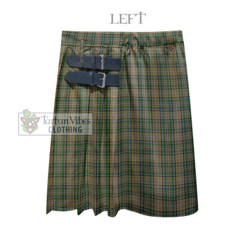 O'Farrell Tartan Men's Pleated Skirt - Fashion Casual Retro Scottish Kilt Style