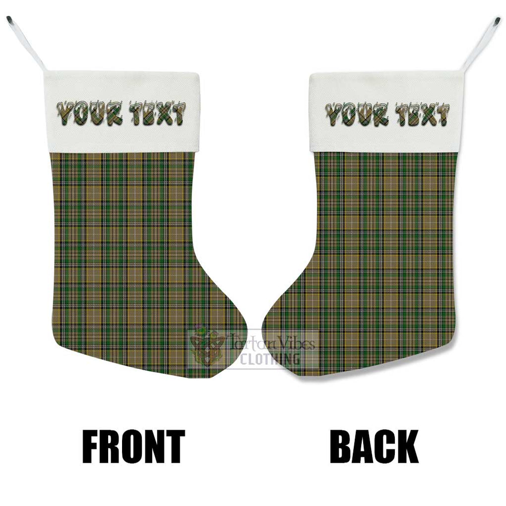 O'Farrell Tartan Christmas Stocking with Personalized Text - Tartan Vibes Clothing