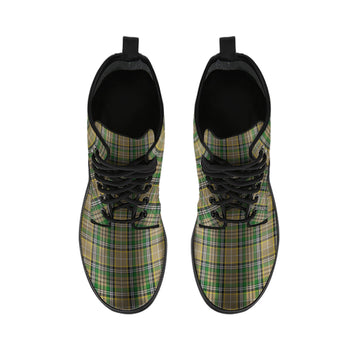 O'Farrell Tartan Leather Boots