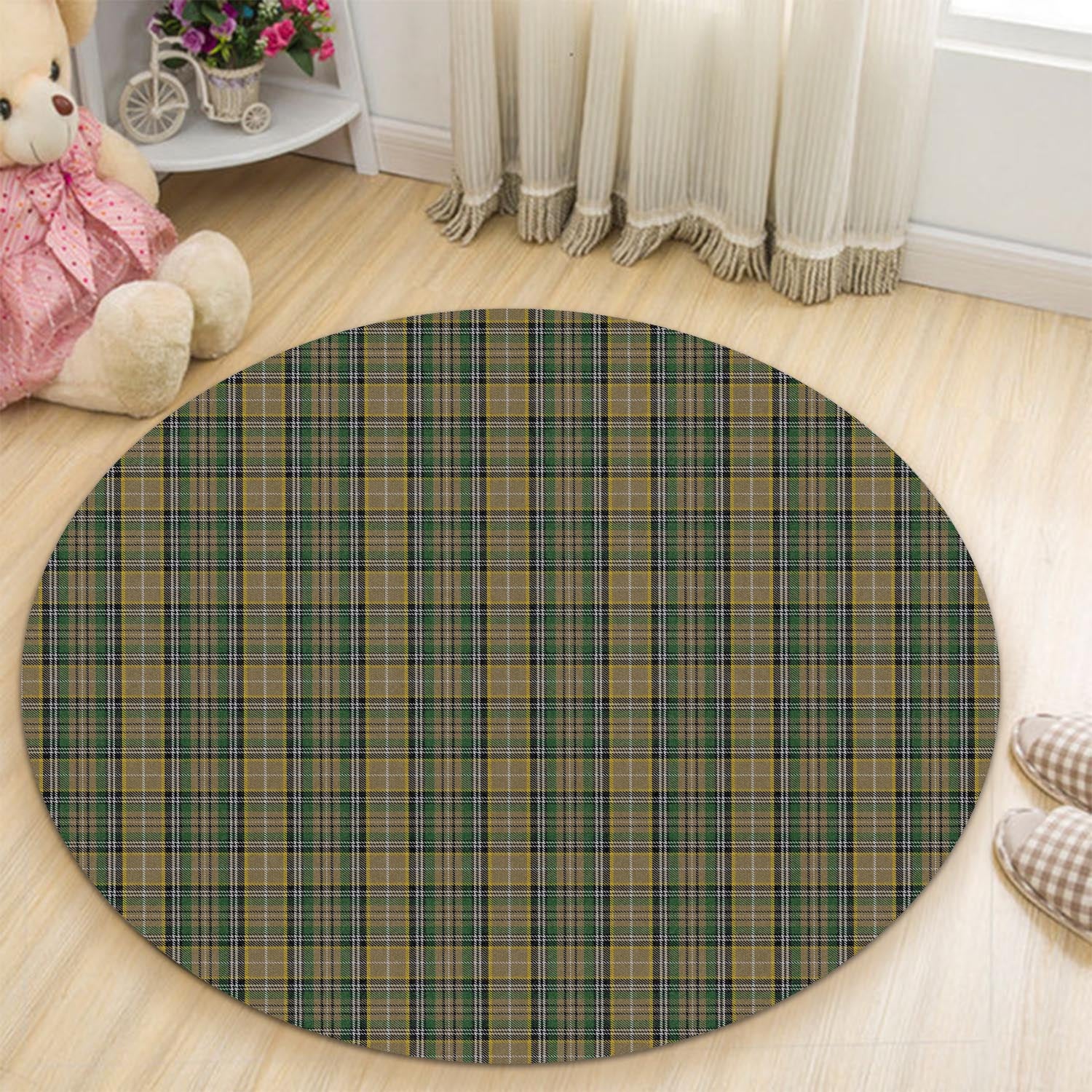 O'Farrell Tartan Round Rug - Tartan Vibes Clothing