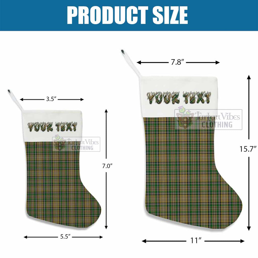 O'Farrell Tartan Christmas Stocking with Personalized Text - Tartan Vibes Clothing