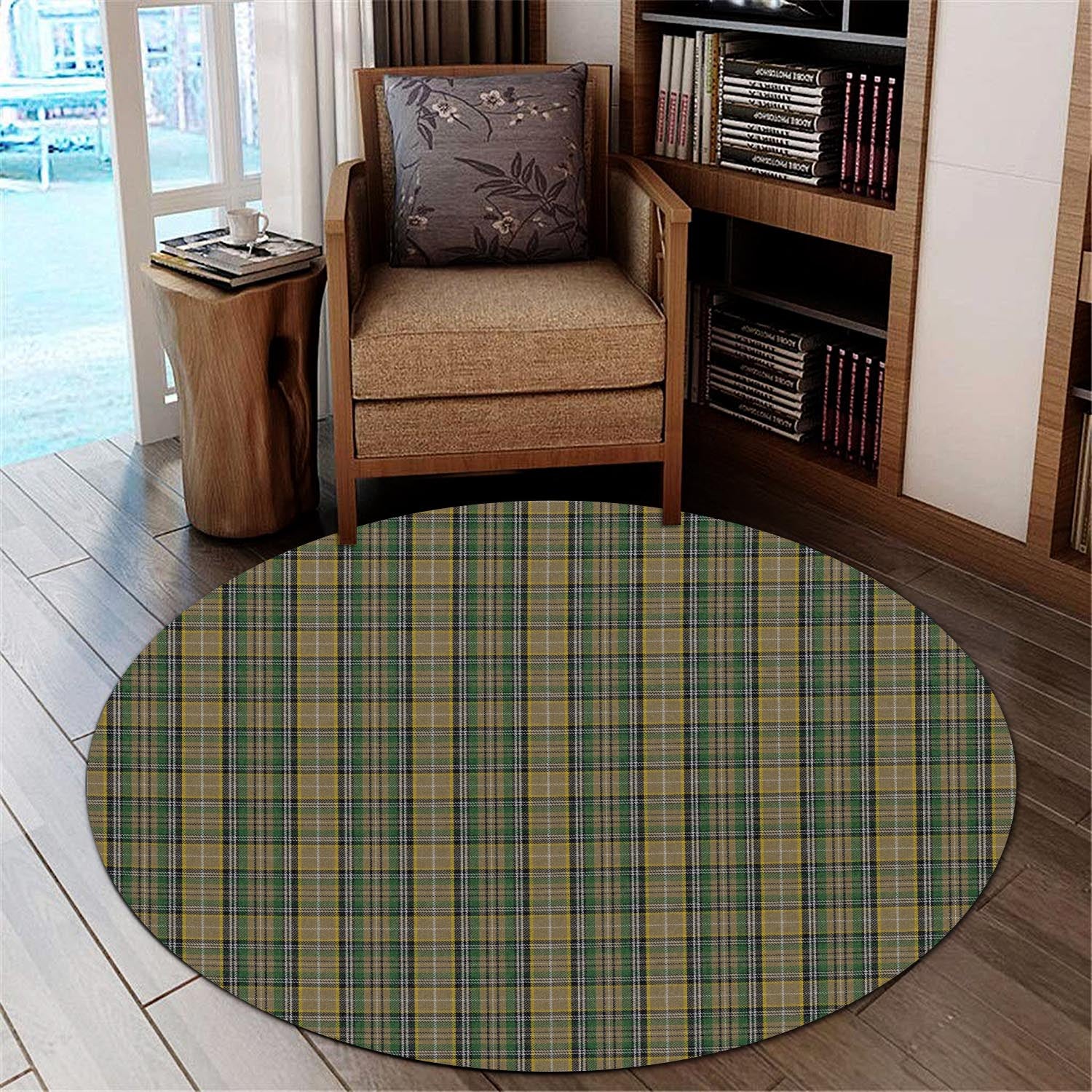 O'Farrell Tartan Round Rug - Tartan Vibes Clothing