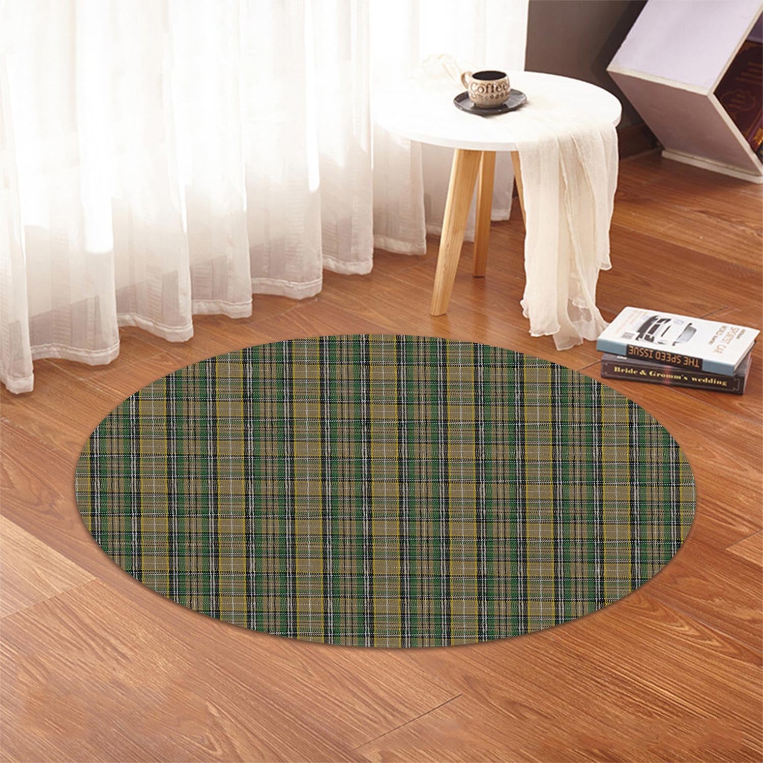 O'Farrell Tartan Round Rug - Tartan Vibes Clothing