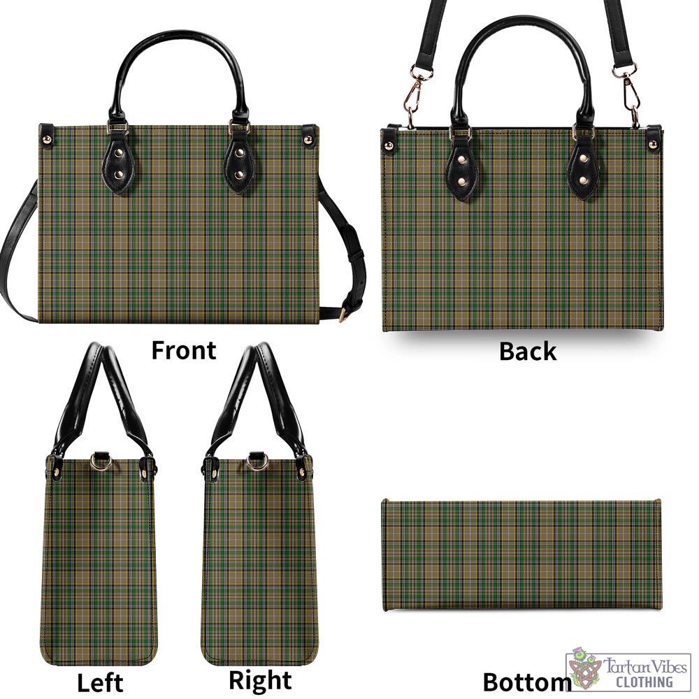 O'Farrell Tartan Luxury Leather Handbags - Tartan Vibes Clothing