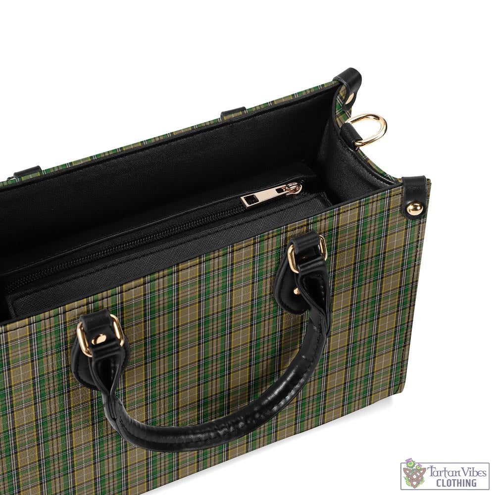 O'Farrell Tartan Luxury Leather Handbags - Tartan Vibes Clothing