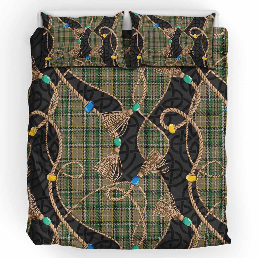 O'Farrell Scottish Tartan Twisted Ropes Stylized Bedding Set UK Bedding Set UK King 91*87 inch - Tartan Vibes Clothing