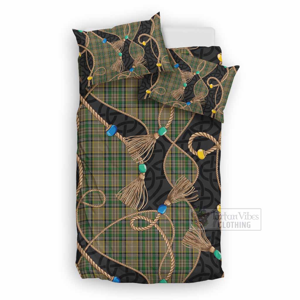O'Farrell Scottish Tartan Twisted Ropes Stylized Bedding Set UK Bedding Set UK Double 79*79 inch - Tartan Vibes Clothing