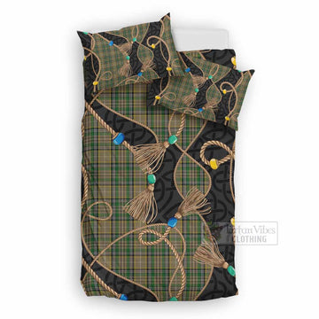 O'Farrell Scottish Tartan Twisted Ropes Stylized Bedding Set UK Bedding Set UK Double 79*79 inch - Tartan Vibes Clothing