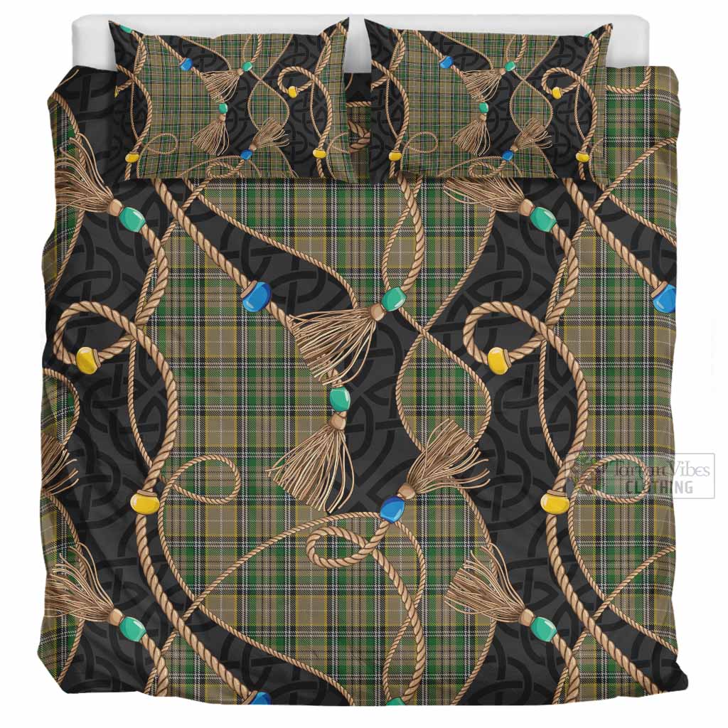 O'Farrell Scottish Tartan Twisted Ropes Stylized Bedding Set UK Bedding Set UK Super King 104*94 inch - Tartan Vibes Clothing