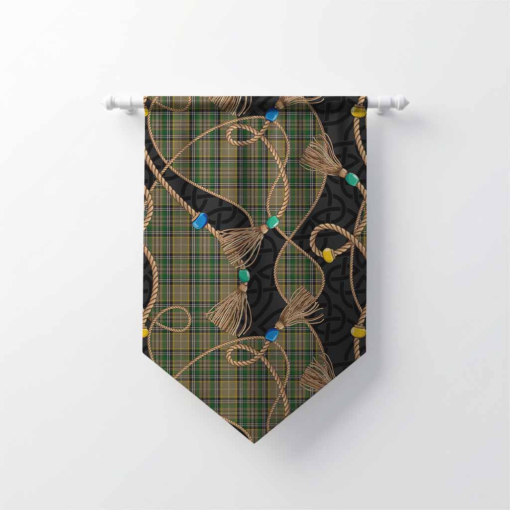 O'Farrell Scottish Tartan Twisted Ropes Stylized Gonfalon Chevron - Tartan Vibes Clothing