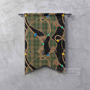 O'Farrell Scottish Tartan Twisted Ropes Stylized Gonfalon Fishtail - Tartan Vibes Clothing