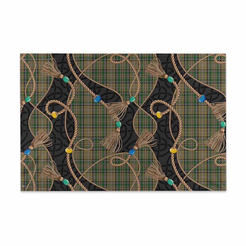 O'Farrell Scottish Tartan Twisted Ropes Stylized House Flag 48*72 inch (120*180 cm) - Tartan Vibes Clothing