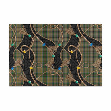 O'Farrell Scottish Tartan Twisted Ropes Stylized House Flag 48*72 inch (120*180 cm) - Tartan Vibes Clothing