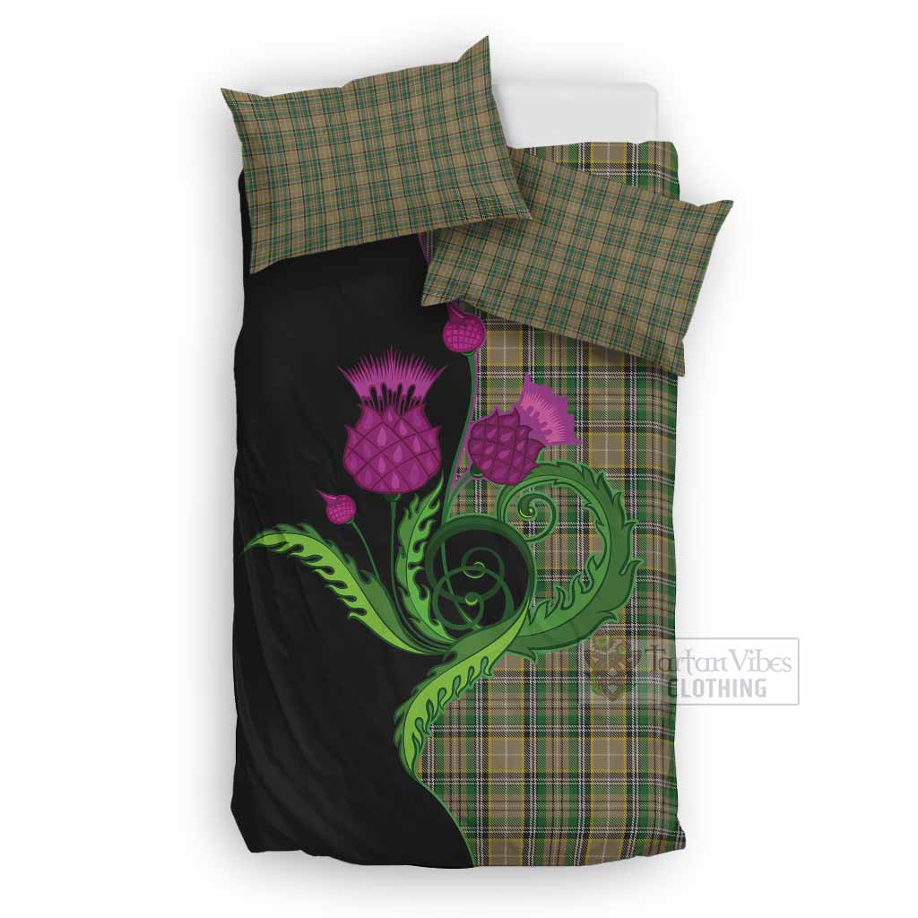 O'Farrell Tartan Bedding Set Traditional Scottish Thistle UK Bedding Set UK Double 79*79 inch - Tartan Vibes Clothing