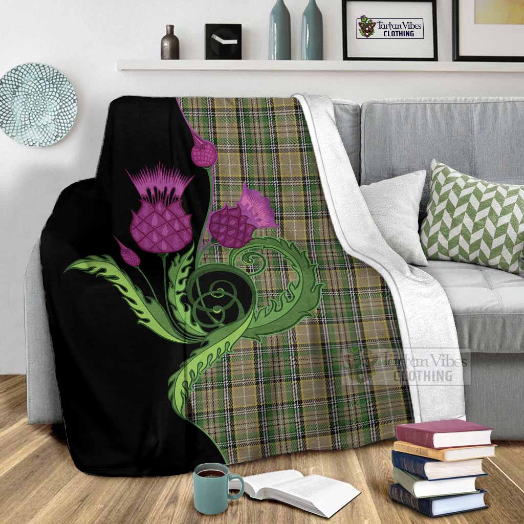 O'Farrell Tartan Blanket Traditional Scottish Thistle - Tartan Vibes Clothing