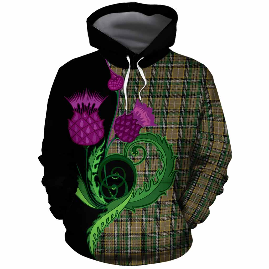 O'Farrell Tartan Cotton Hoodie Traditional Scottish Thistle