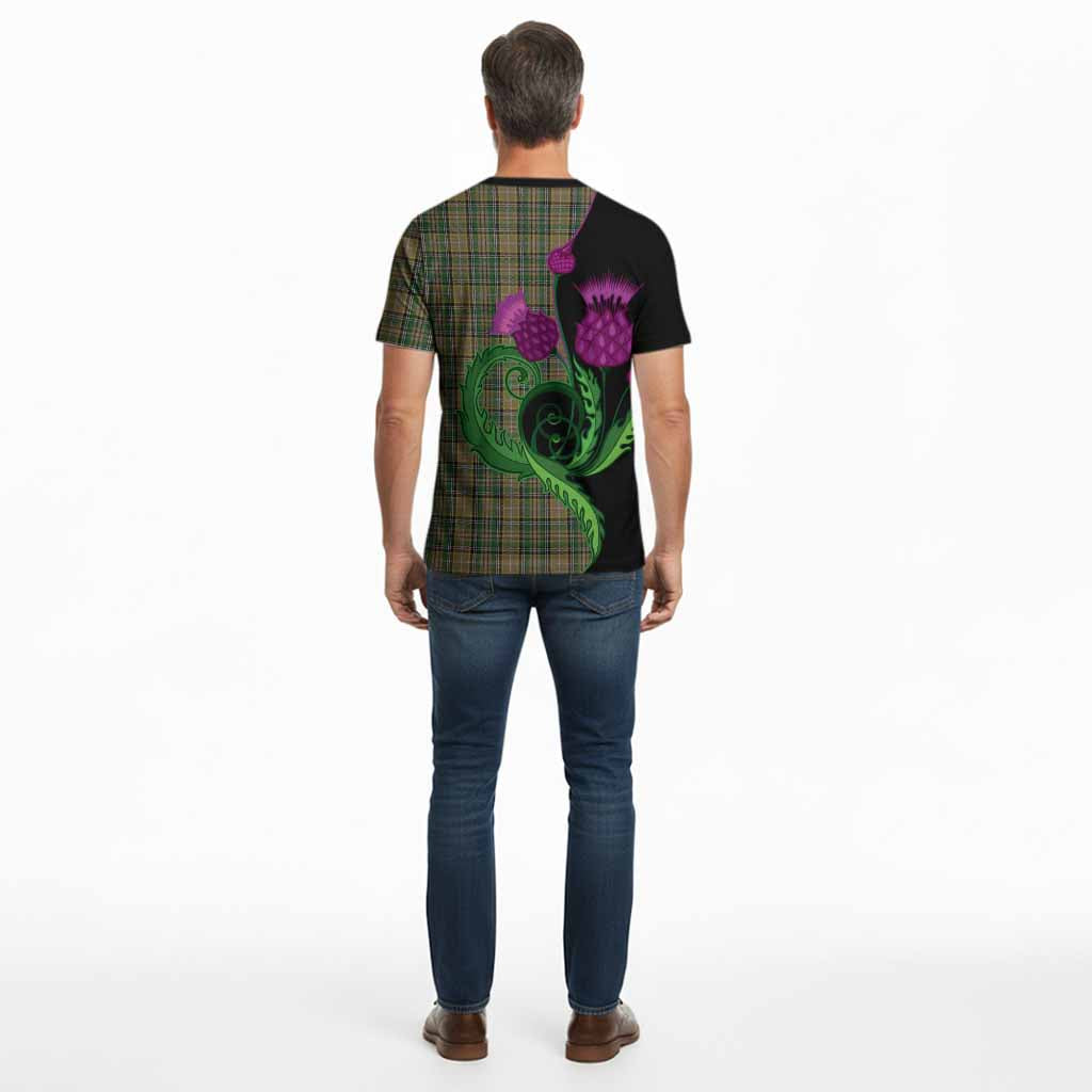 O'Farrell Tartan Cotton T-shirt Traditional Scottish Thistle