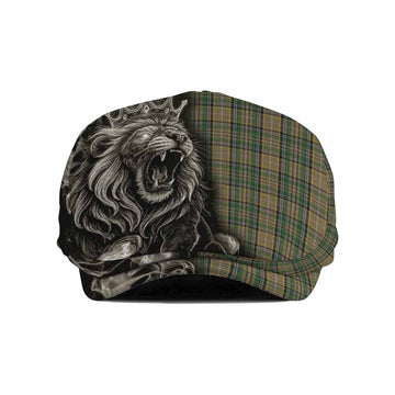 O'Farrell Tartan Flat Cap, Jeff Cap Roaring Lion Heritage