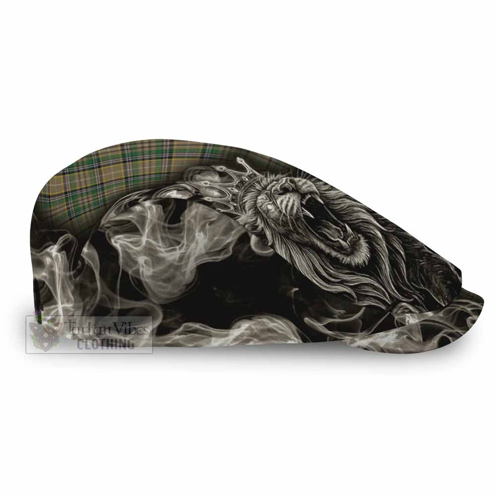 O'Farrell Tartan Flat Cap, Jeff Cap Roaring Lion Heritage - Tartan Vibes Clothing