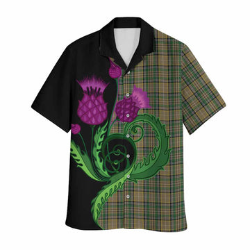 O'Farrell Tartan Hawaiian Shirt Traditional Scottish Thistle