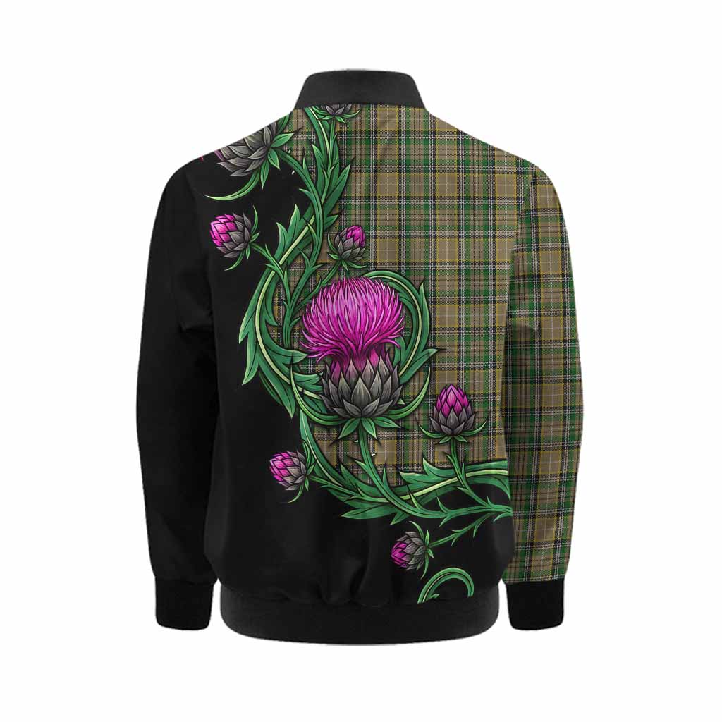 O'Farrell Tartan Kid Bomber Jacket Resilient Scottish Thistle Kid - Tartan Vibes Clothing