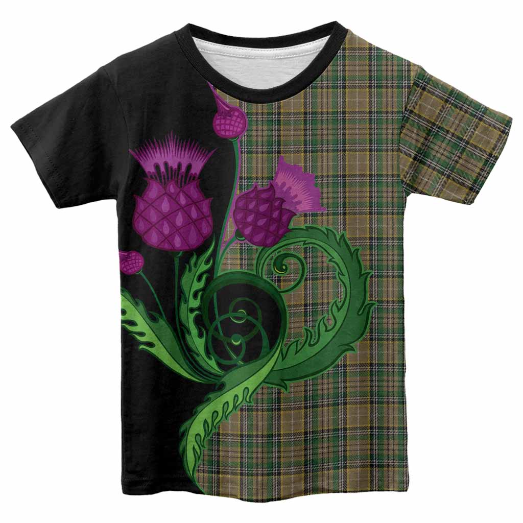 O'Farrell Tartan Kid T-shirt Traditional Scottish Thistle