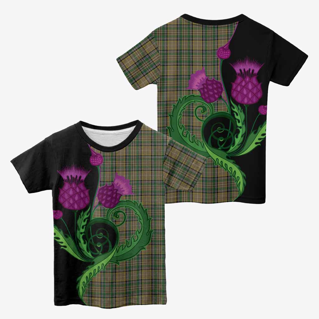 O'Farrell Tartan Kid T-shirt Traditional Scottish Thistle