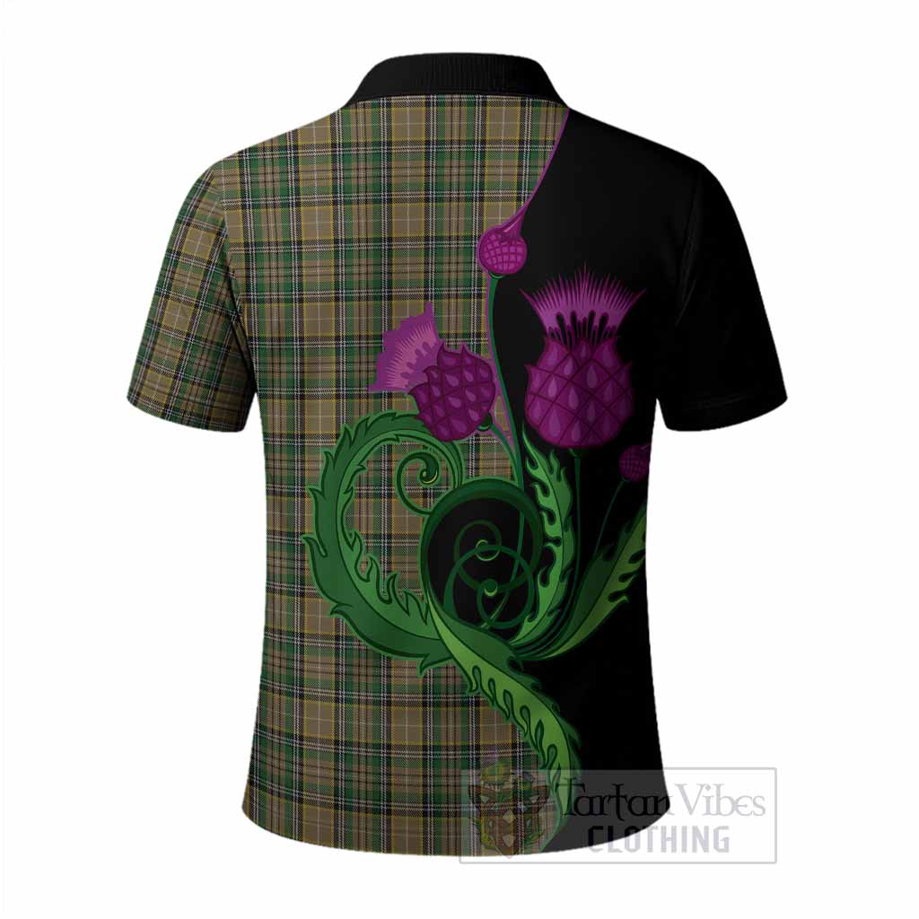 O'Farrell Tartan Polo Shirt Traditional Scottish Thistle