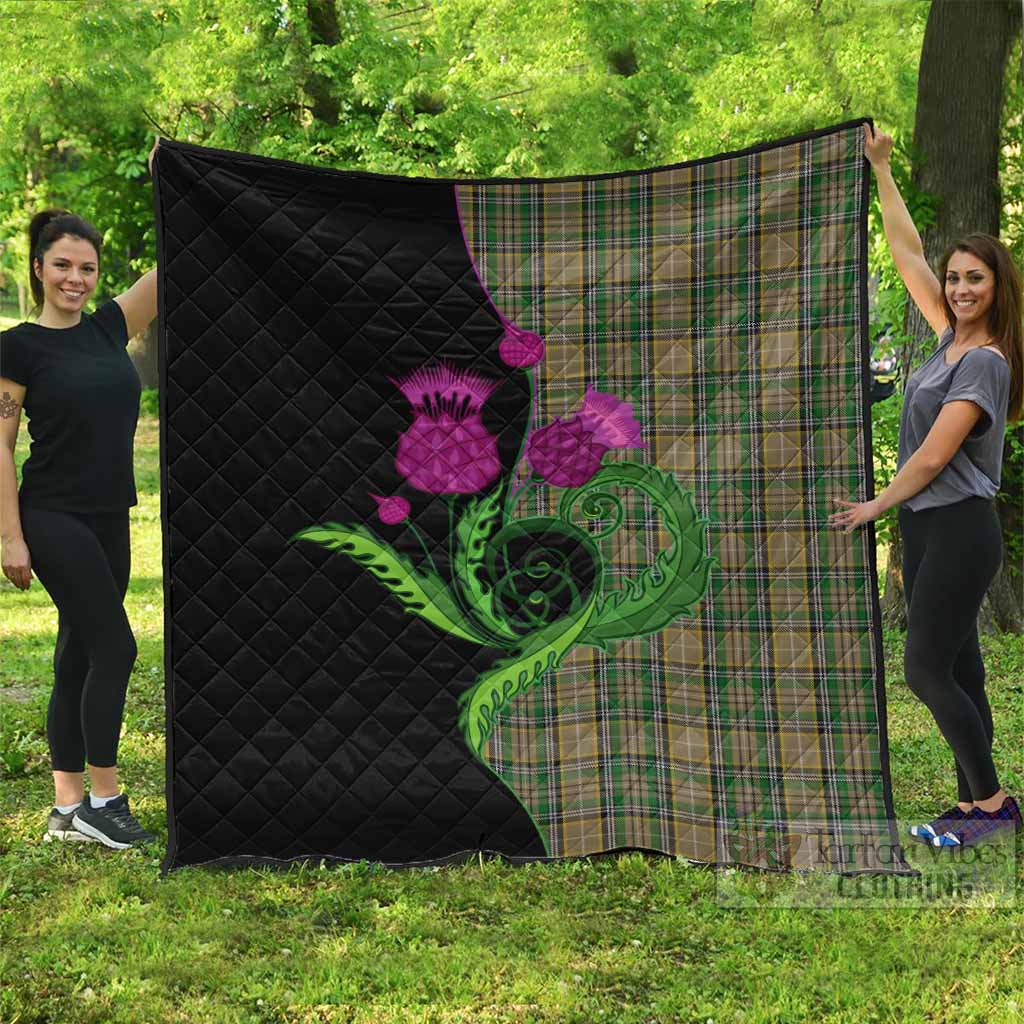 O'Farrell Tartan Premium Quilt Traditional Scottish Thistle - Tartan Vibes Clothing