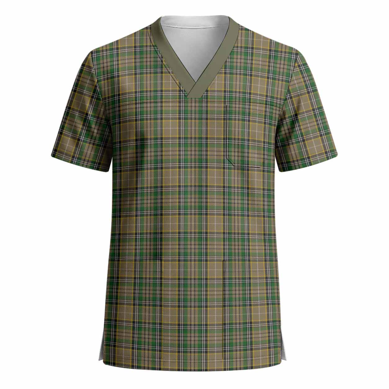 O'Farrell Tartan Scrub Top - Tartan Vibes Clothing