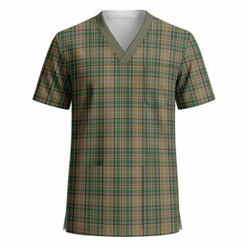 O'Farrell Tartan Scrub Top - Tartan Vibes Clothing