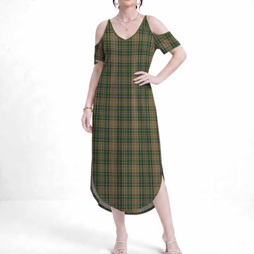 O'Farrell Tartan Summer Maxi Dress - Tartan Vibes Clothing