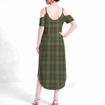 O'Farrell Tartan Summer Maxi Dress - Tartan Vibes Clothing
