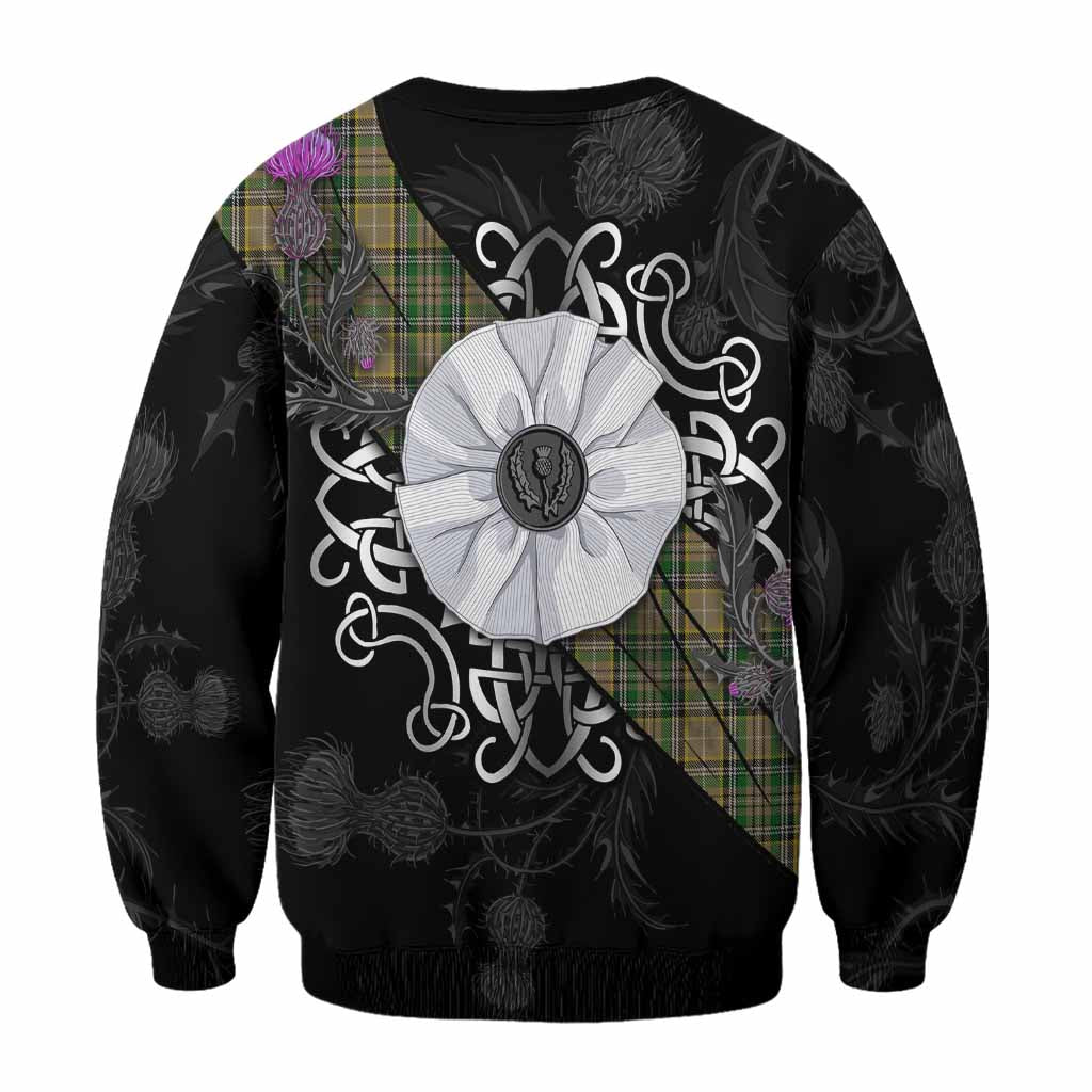 O'Farrell Tartan Sweatshirt Jacobite White Rose - Tartan Vibes Clothing