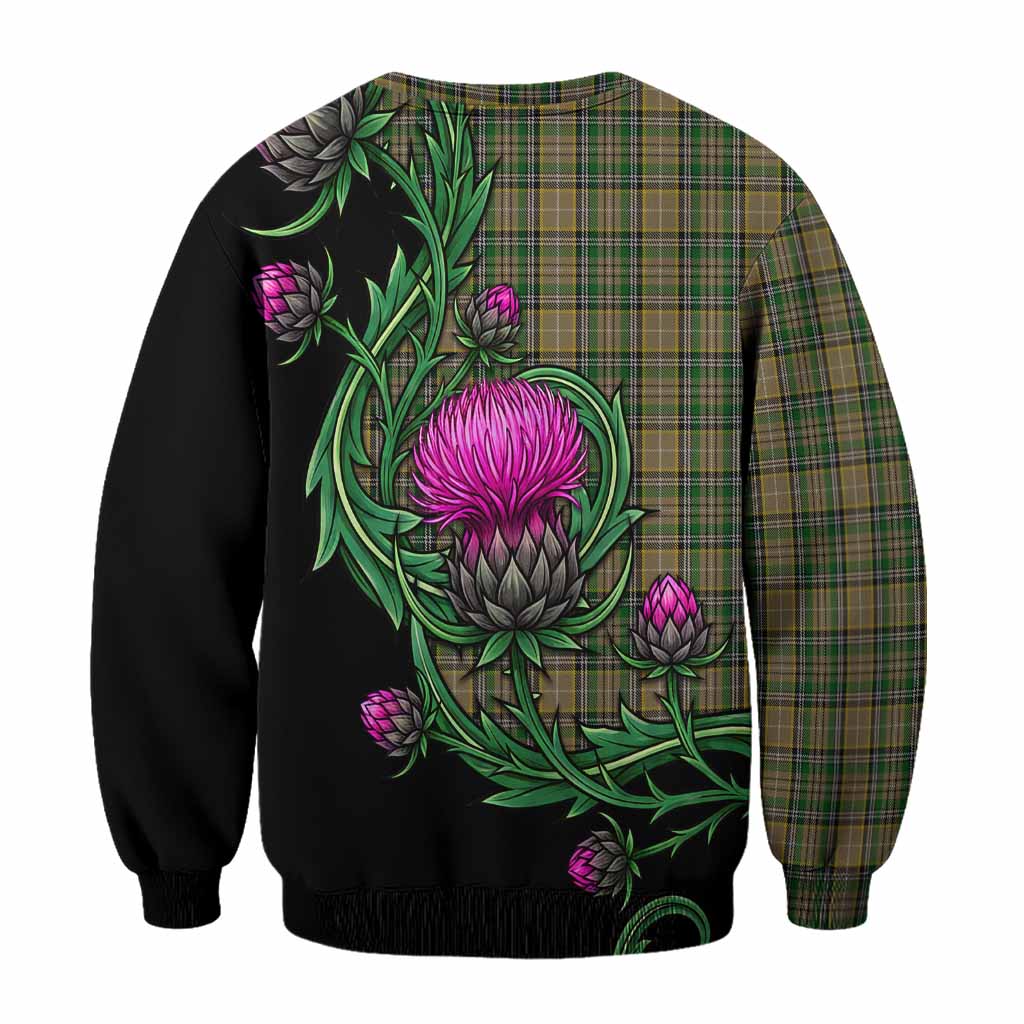O'Farrell Tartan Sweatshirt Resilient Scottish Thistle - Tartan Vibes Clothing
