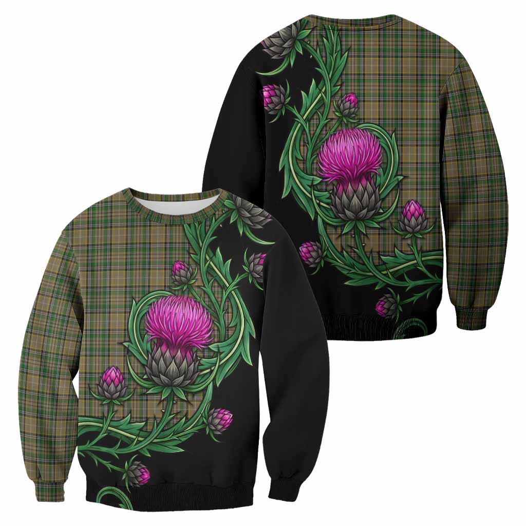 O'Farrell Tartan Sweatshirt Resilient Scottish Thistle - Tartan Vibes Clothing
