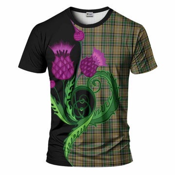 O'Farrell Tartan T-Shirt Traditional Scottish Thistle