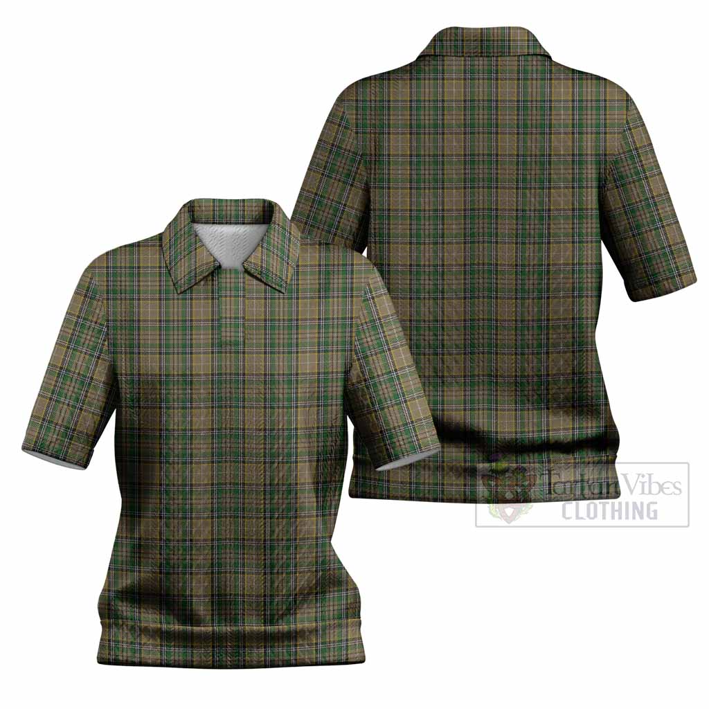 O'Farrell Tartan Women’s Polo Sweater Top